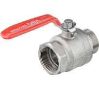 Шаровой кран VALOGIN стальная рукоятка, 1 1/2 вн.-нар. VG-101205