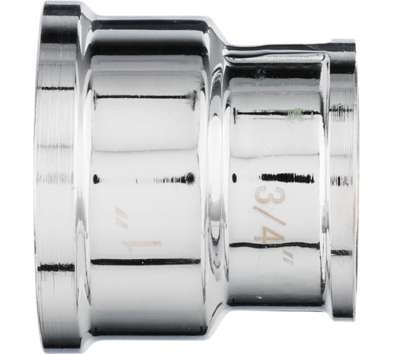 Переходная муфта VALOGIN 1x3/4 вн.-вн., хромированная VG-204504