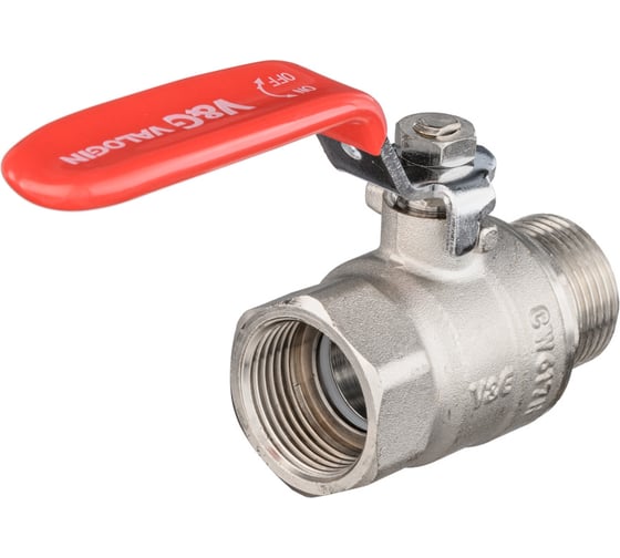 Шаровой кран VALOGIN стальная рукоятка, 3/4 вн.-нар. VG-101202