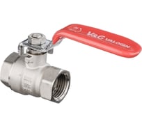 Шаровой кран VALOGIN стальная рукоятка, 1/2 вн.-вн. VG-102201