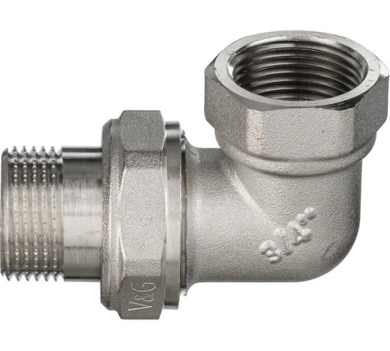 Угловой разъемный сгон американка VALOGIN 3/4, внутренняя-наружная VG-205202