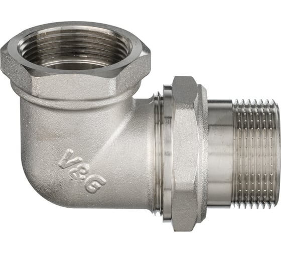 Угловой разъемный сгон американка VALOGIN 1 1/4, внутренняя-наружная VG-205204