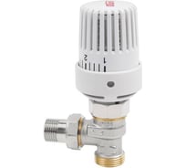 Клапан термостатический угловой Ogintостат латунь RTL 1/2"x3/4"ЕК р/р Ру10 022-7918