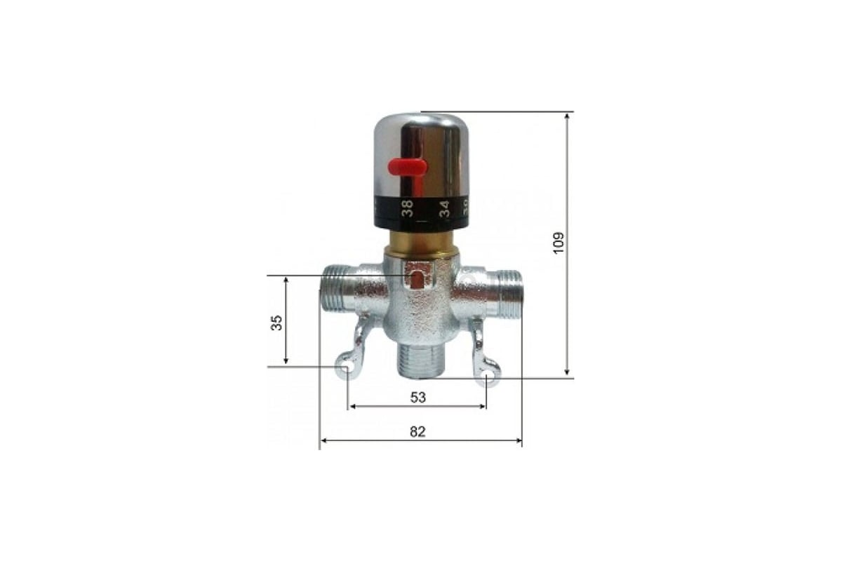 Автоматический термостатический смеситель Kopfgescheit KR532 12D ...