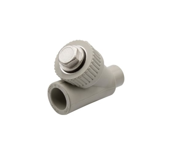 Косой фильтр 32 VRT вн/нар EVER plast, серый 538447 1
