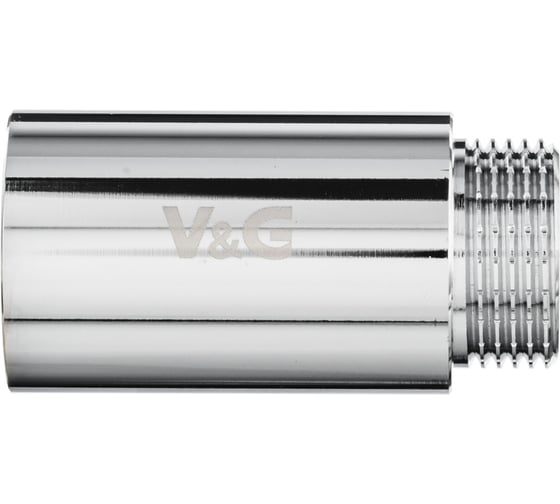 Удлинитель VALOGIN 3/4, внутренняя-наружная х 50 мм, хром VG-210119