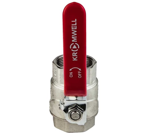 Кран шаровой KROMWELL ручка-рычаг, 1 1/2" внутренняя - внутренняя резьба KW.282.08