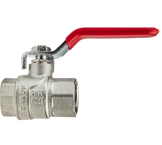 Кран шаровой KROMWELL ручка-рычаг, 1/2" внутренняя - внутренняя резьба KW.282.04
