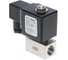 Электромагнитный клапан Ридан EV214R, G 3/8, PTFE (вода и др. нейтральные среды до 120 гр.С), нормально закрытый, 0…250 бар, с катушкой 220В 032U141531R 1