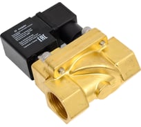 Электромагнитный клапан Ридан EV220WR, G 3/4, NBR (вода до 80 гр.С, воздух), нормально закрытый, 0,3…16 бар, с катушкой 24 В, 50 Гц 042U012016R