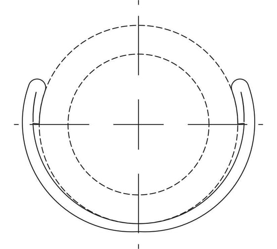Фиксирующий желоб REHAU DN-40 11380731001