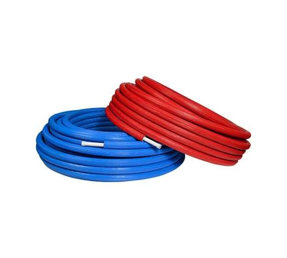 Труба для отопления и водоснабжения K-FLEX 16 мм, в теплоизоляции SOLID ISOLINE B 6 PERTII/Al/PERTII, 16x2, в бухте 100 метров R06016PERT100R
