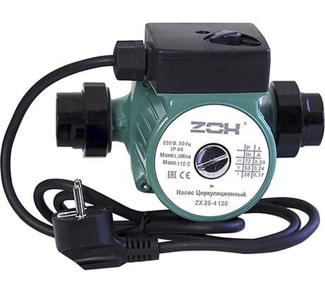 Циркуляционный насос ZOX ZX 25-4 130, с гайками 529645