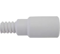 Переходник, водопроводный Vikan, D25 мм, 85 мм, белый 29955