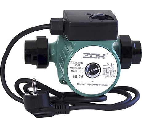 Циркуляционный насос ZOX ZX 25-4 180, с гайками 517076