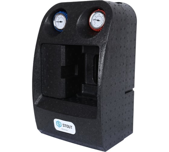 Насосная группа STOUT с 34 пластинами, с насосом, в теплоиз. Grundfos UPSO25-65 SDG-0038-342502 RG008U9S95RRLF