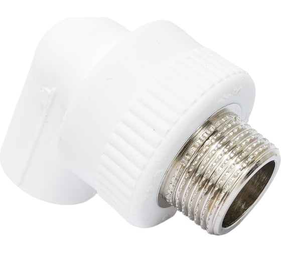 Комбинированный уголок Blue Ocean полипропиленовый, НР - 20x3/4 PPRF/ET90E(W)-20x3/4"