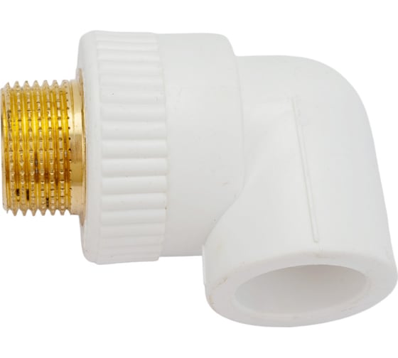 Комбинированный уголок Blue Ocean полипропиленовый, НР - 25x3/4 PPRF/ET90E(W)-25x3/4"