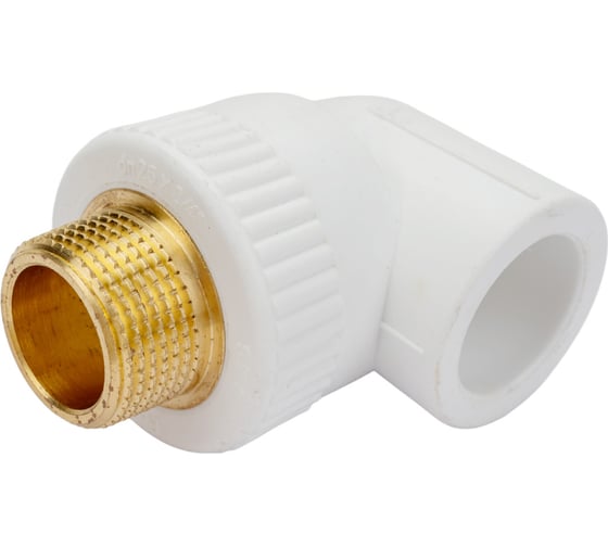 Комбинированный уголок Blue Ocean полипропиленовый, НР - 25x3/4 PPRF/ET90E(W)-25x3/4"
