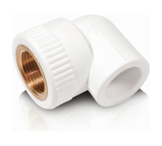 Комбинированный уголок Blue Ocean полипропиленовый,  ВР - 32x1 PPRF/IT90E(W)-32x1" 1