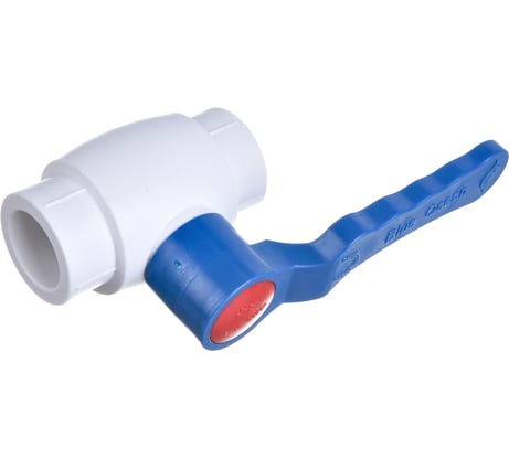 Кран шаровой Blue Ocean (шар - пластик ABS) рычаг, полипропиленовый для ХВС - 25 PPRF/BV/PPR/CW(W)-25