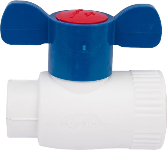 Кран шаровой Blue Ocean полипропиленовый (шар ABS) для ХВС ВР - 20x1/2 PPRF/BV-CW-B/PPR(W)-20х1/2" FT 1