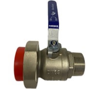 Кран шаровой Blue Ocean 1 сварная головка и НР, никелированная латунь - 63х2 PPRF/BVM-63х2"