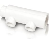 Коллектор Blue Ocean полипропилен 2 отвода - 32х20х2 осевое 100 мм PPRF/FCEUM-02(W)-32х20х2