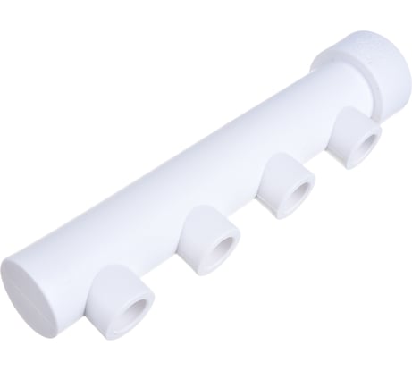 Коллектор Blue Ocean полипропиленовый 4 отвода - 40х20х4 PPRF/FCETA(W) -40х20х4