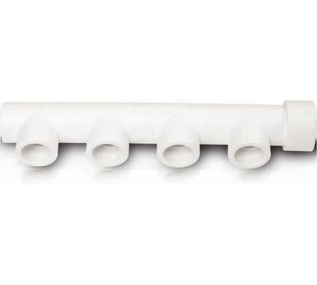 Коллектор 4 отвода Blue Ocean полипропиленовый 40х25х4 PPRF/FCETA(W) -40х25х4