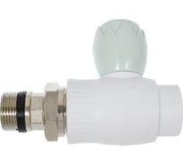 Кран шаровой для радиатора Blue Ocean полипропиленовый, прямой - 25х3/4 PPRF/PPR/SBVH-1(W)-25x3/4"