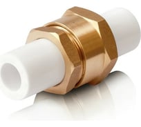 Комбинированная разъемная муфта - американка Blue Ocean разборная полипропиленовая - 25х25 PPRF/UA(W)-2-25х25