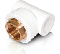 Комбинированный тройник Blue Ocean полипропиленовый, резьбовой ВР - 40х1 под ключ PPRF/ITT(W)-40х1"