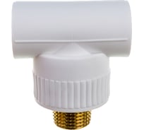 Комбинированный тройник Blue Ocean полипропиленовый, резьбовой НР - 20х1/2 PPRF/ETT(W)-20х1/2"