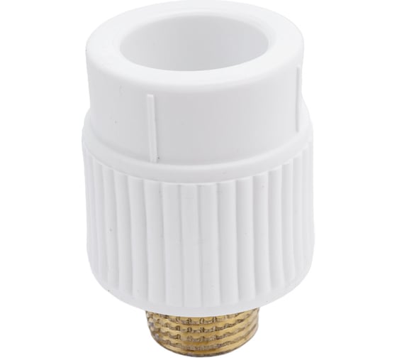 Комбинированная муфта Blue Ocean полипропиленовая, НР - 25x1/2 PPRF/EA(W)-25х1/2"