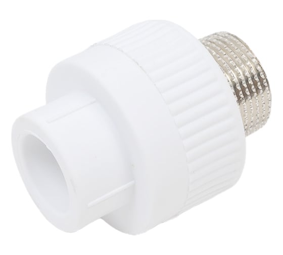 Комбинированная муфта Blue Ocean полипропиленовая, НР - 20x3/4 PPRF/EA(W)-20х3/4"