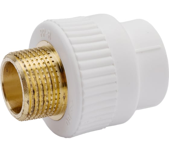 Комбинированная муфта Blue Ocean полипропиленовая, НР - 25x3/4 PPRF/EA(W)-25х3/4"