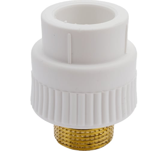 Комбинированная муфта Blue Ocean полипропиленовая, НР - 25x3/4 PPRF/EA(W)-25х3/4"