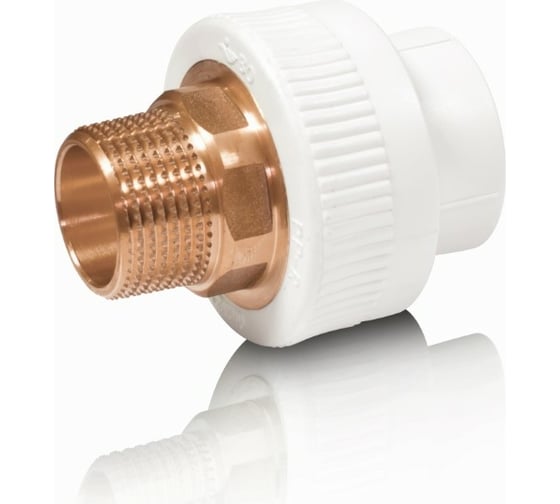 Комбинированная муфта Blue Ocean полипропиленовая, НР под ключ - 63x2 PPRF/HTEA(W)-63х2"
