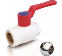 Шаровой кран Blue Ocean полипропиленовый (шар латунь) ВР - 20х1/2 PPRF/BV-HW-1/PPR(W)-20х1/2" FT