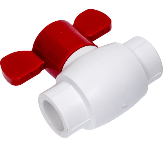 Шаровой кран Blue Ocean полипропиленовый (шар - PPSU) для агрессивных сред - 20 PPRF/BV/PPR/HW-2B(W)-20 1