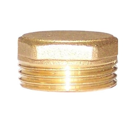 Заглушка LEXLINE 1/2 нар., латунь 15 512223