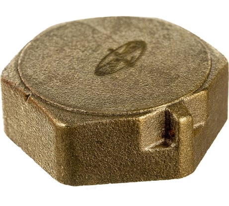 Заглушка LEXLINE 1 вн., латунь, с контрольным отверстием 25 512221