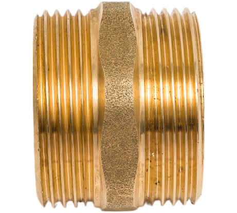 Ниппель LEXLINE 1 1/4 нар/нар., латунь 32  512228