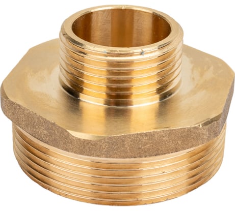 Переходной ниппель LEXLINE 2-1 нар/нар., латунь 50-25  513489