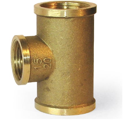 Тройник LEXLINE 3/4-1/2-3/4 вн/вн/вн., латунь, 20-15-20  511771