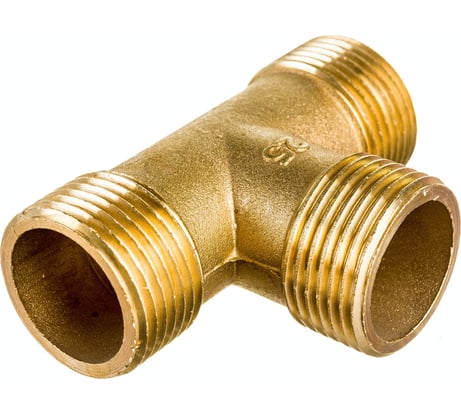 Тройник LEXLINE 1 нар/нар/нар., латунь 25  516606