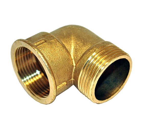 Уголок LEXLINE 1/2 вн/нар., латунь, усиленное удлинение под прокладку 15 524656 1