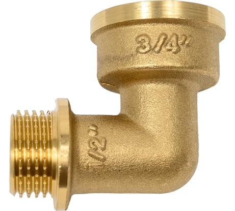 Уголок LEXLINE 3/4-1/2 вн/нар., латунь, 20-15  514034