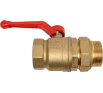 Кран шаровой Valfex N/P59 бирка для воды, 1 1/4" ВР/НР, ручка рычаг, американка, латунный 11Б27фт1М (12/3) VF.225.LR1.114.N/P59.Bir